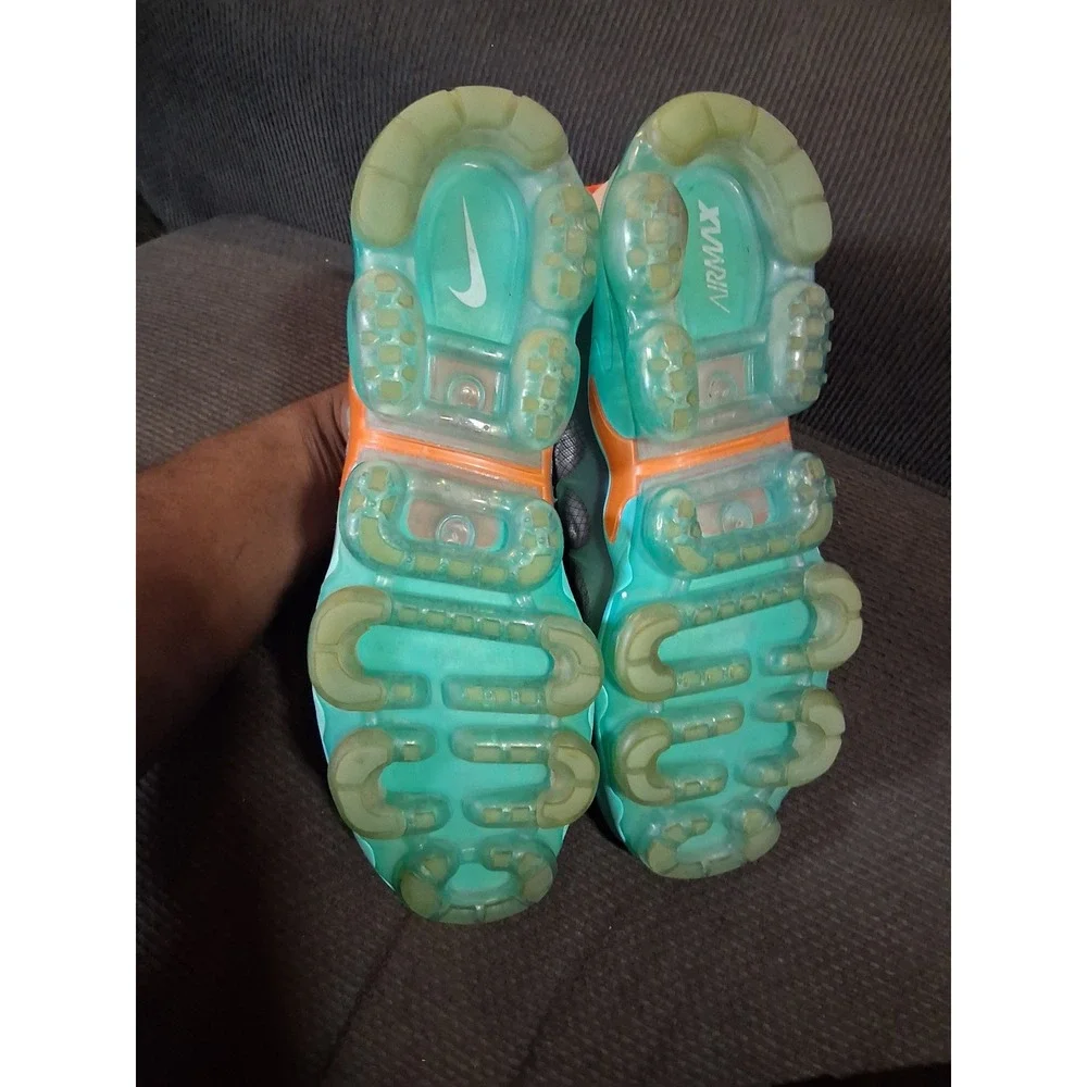 Nike Air VaporMax Plus White Aurora Green Bright Crimson Mens‎ 12 Sneakers